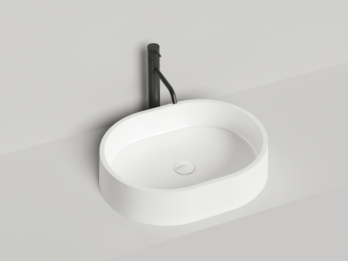 Раковина из искусственного камня S-Stone Salini GLORIA 1102211MF 60х40 накладная цвет мультиколор - фото 2